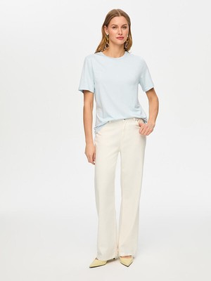 Faik Sönmez Yuvarlak Yaka Kısa Kol T-Shırt S26TSH002