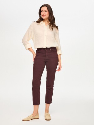 Faik Sönmez Slım Fıt Coton Parça Boya Pantolon S26PNT001