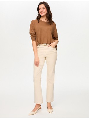 Faik Sönmez Bisiklet Yaka Basic Triko Bluz S26TRB018