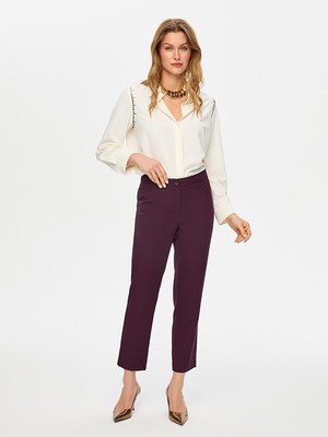 Faik Sönmez Staright Fit Şık Krep Pantolon S26PNT015