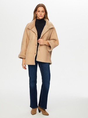 Faik Sönmez Içi Kürklü Deri Ceket W26DRC010