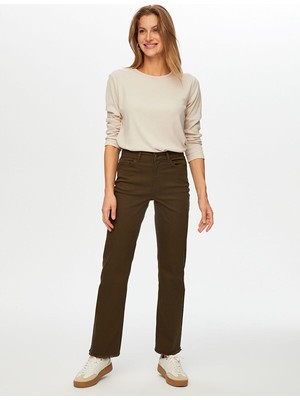 Faik Sönmez Wide Leg Fit Renkli Jean Pantolon W26JPN001