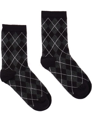 Faik Sönmez Baklava Jakarlı Soket Çorap W26CRP013