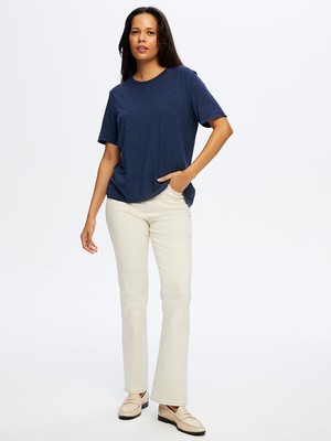 Faik Sönmez Yuvarlak Yaka Kısa Kol T-Shirt W26TSH009