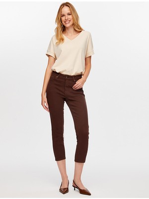 Faik Sönmez Slim Fit Coton Parça Boya Pantolon W26PNT001