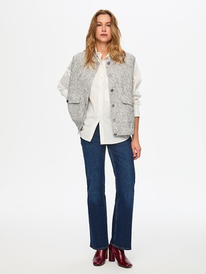 Faik Sönmez Cep Detaylı Tüvit Yelek W26YLK003