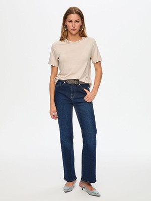 Faik Sönmez Yuvarlak Yaka Kısa Kol T-Shirt W26TSH009