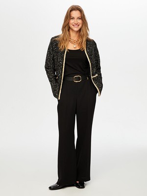 Faik Sönmez Simli Triko Ceket Hırka W26TRH006