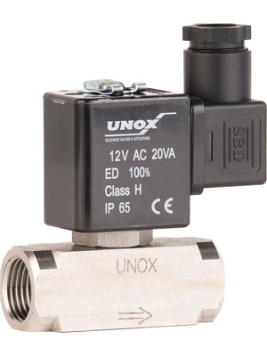 Unox 12V Ac Paslanmaz Kompresör Solenoid Valf Normalde Kapalı