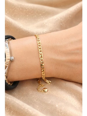 Glossy Jewelery Xuping 14K Altın Kaplama Kadın Çelik Bileklik