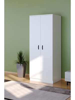 Kzy Mobilya Gama Gardırop Beyaz