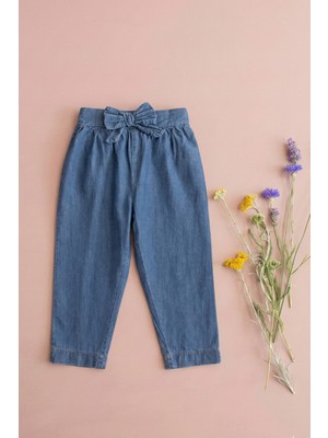 Cigit Havuç Kesim Kot Pantolon 0-5 Yaş Mavi