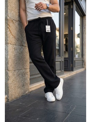 Kastrioti Relax Fit Keten Pantolon