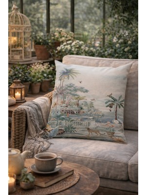 Evdek Çift Tarafı Baskılı Kırlent Kılıfı 6EOD14