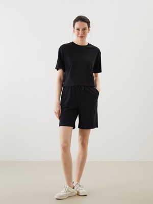 Lc Waikiki Yeni Sezon Beli Lastikli Kadın Şort