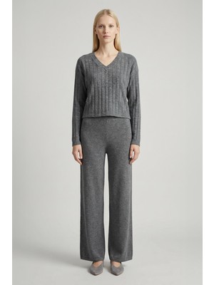 Rays 8259A V Yaka Bluz Antrasit