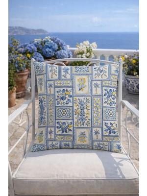 Evdek Çift Tarafı Baskılı Kırlent Kılıfı 6EOD18