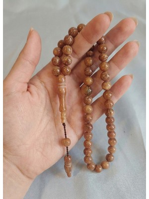 Aytens 7 mm Zarif Kesim Kuka Tesbih - 33'lü Sistemli ve Minyatür Tasarım (15 Cm)