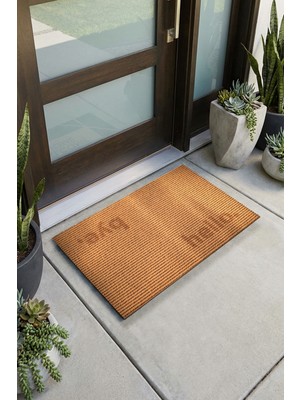 Vitali Home Charm Natürel Hello Bye Paspas Dış Kapı Paspası Kıl Kapı Önü Paspası 2017