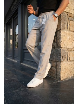 Kastrioti Relax Fit Keten Pantolon
