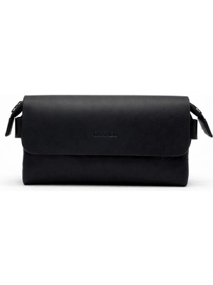 Grande Hakiki Deri Erkek El Çantası Siyah 4267