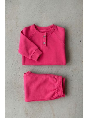 Cigit Reglan Kol Patlı Erkek Basıc Takım 1-5 Yaş Fuşya