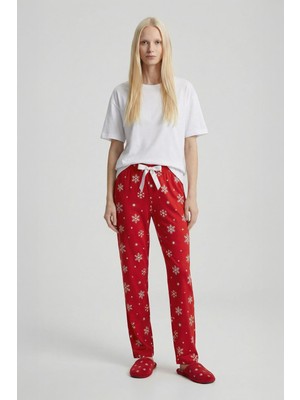Rays 4531 Kar Desen Pijama Kırmızı