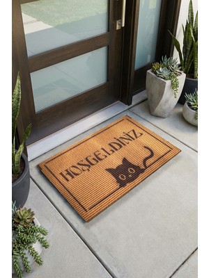 Vitali Home Charm Natürel Hoşgeldiniz Paspas Dış Kapı Paspası Kıl Kapı Önü Paspası 2019