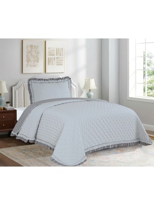Goblette Home Lara Tek Kişilik Volanlı Yatak Örtüsü Takımı - 180X240 cm