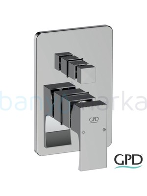 Gpd Fuego Ankastre Banyo Batarya Sıva Üstü Grubu SUG105