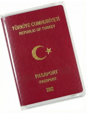 Spelt Şeffaf Dikey Pasaport Kaplama Koruma Kılıfı Poliüretan Malzeme ile Pratik Kullanım Sağlar