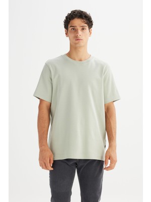 Lee %100 Pamuk Regular Fit Normal Kesim Bisiklet Yaka Basic Tişört