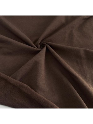 Kaf Kumaş Penye Şardonlu Iki Iplik Kumaş | Kahverengi