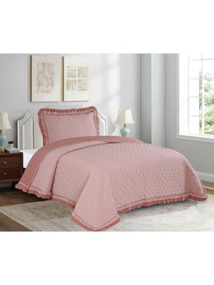 Goblette Home Lara Tek Kişilik Volanlı Yatak Örtüsü Takımı - 180X240 cm
