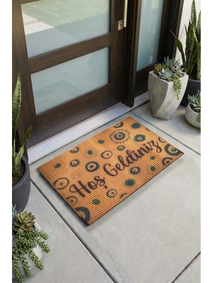 Vitali Home Chram Natürel Hoşgeldiniz Paspas Dış Kapı Paspası Kıl Kapı Önü Paspası 2016