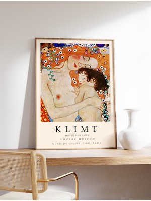 Ninastore Gustav Klimt Posteri, Aşkın Annesi, Klimt Baskısı, Duvar Sanatı, Dekoratif Desen Sanatı, Art Nouveau