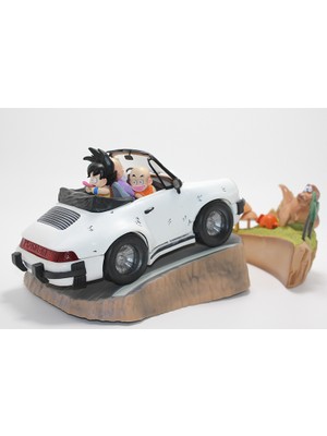 Fixup Anime Dragon Ball Son Goku, Kuririn, Usta Roshi Figürü 17 cm