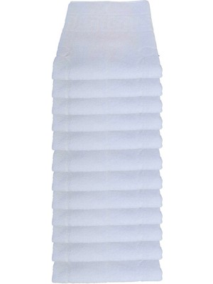 Mira Home 12 Li Ayak Izli Banyo Paspas 100 Pamuklu Ayak Havlusu