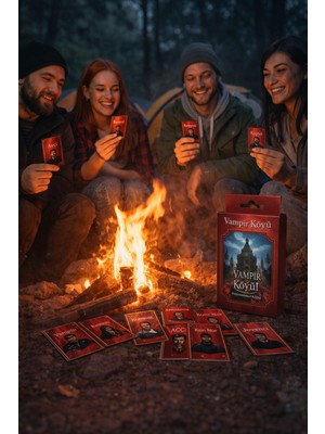 Noventra Vampir Köylü – Kim Dost Kim Düşman? | Kalabalık Gruplar Için Eğlenceli Parti Kart Oyunu