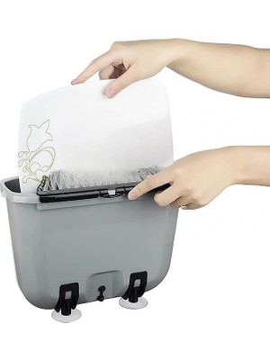 Kuzgun Ticaret Su Tasarrufu Sağlayan Pratik Vantuzlu Bulaşık Yıkama Fırçası