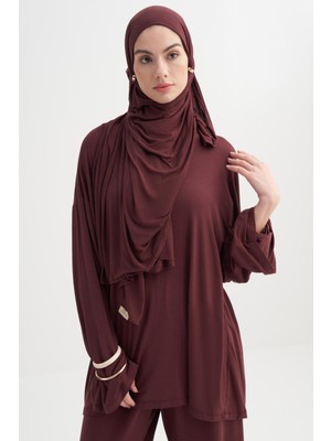 Carell Micro Modal Tunik Mürdüm