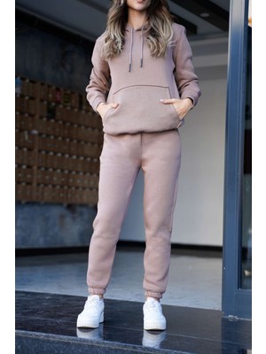 EYDAMOON Relax Fit Kalıp Kışlık Kalın Içi Yünlü Alt Üst Takım