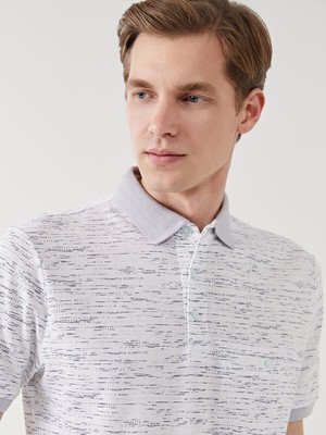 Lc Waikiki Yeni Sezon Polo Yaka Kısa Kollu Desenli Pike Erkek Tişört