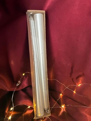 İzmir Candle Beyaz Sedefli 2'li Şamdan Mum