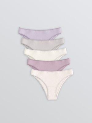 Lc Waikiki Yeni Sezon Düz Brazilian Külot 5'li