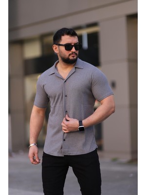 Kastrioti Modern Kesim Fitilli Gömlek