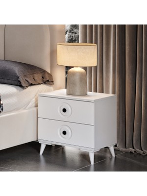 Guneystore Oslo Komple Mdf Beyaz Komodin