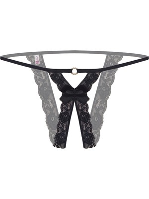 MTM My The Mall Giyim  Özel Bölgesi Açık Taşlı Dantelli Fantezi Külot