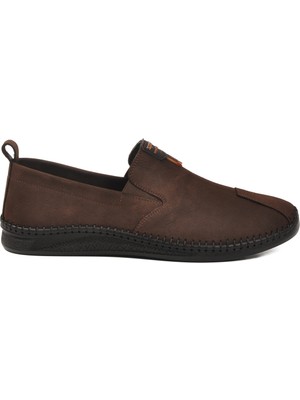 Ayakmod Kahve Nubuk Hakiki Deri Erkek Günlük Ayakkabı 308 M