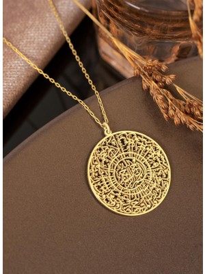 PremiumPort 925 Ayar Gümüş Inşirah Suresi Kolye, Zarif Takı Hediye